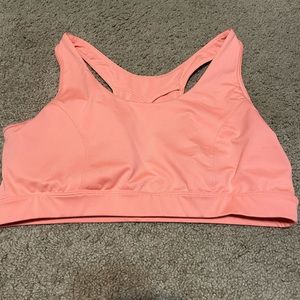 SIZE XL TEK GEAR NEON ORANGE SPORTS BRA